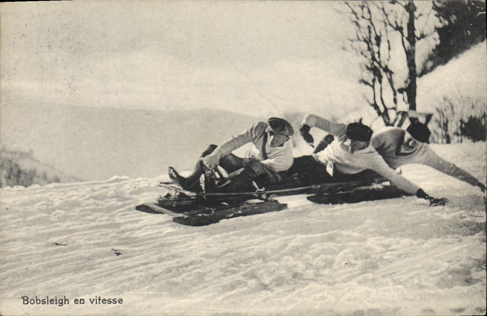 CPA Sports d'hiver Ski en Bobsleigh en vitesse