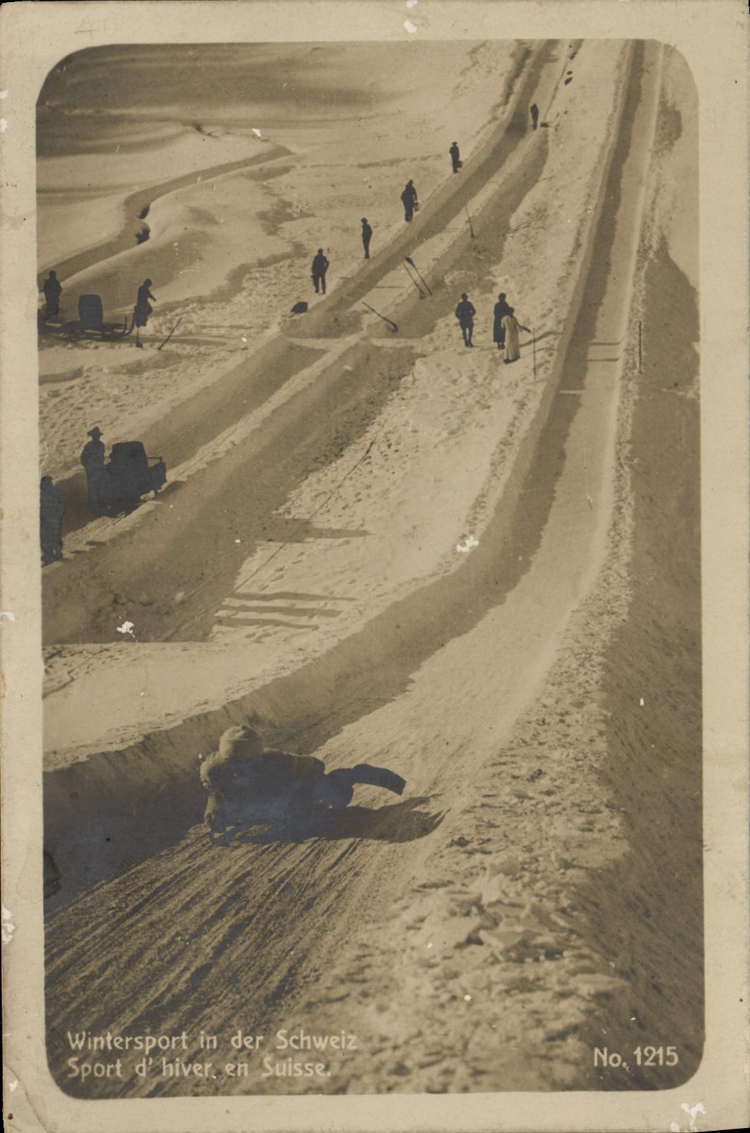 CPA Sports d'hiver Ski Sport d'hiver en Suisse Luge