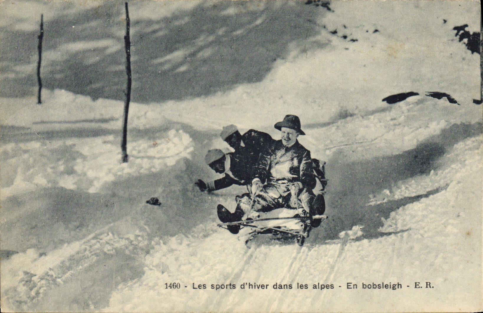 CPA Sports d'hiver Ski En Bobsleigh