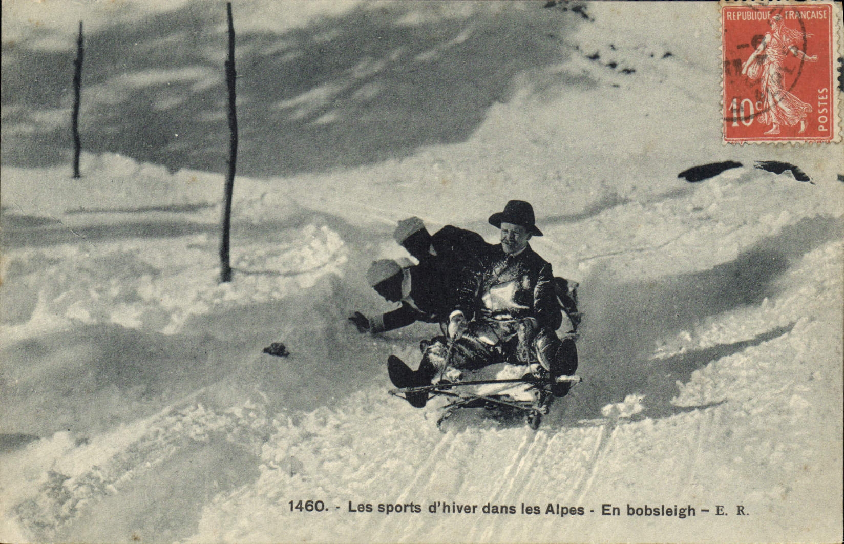 CPA Sports d'hiver Ski En Bobsleigh