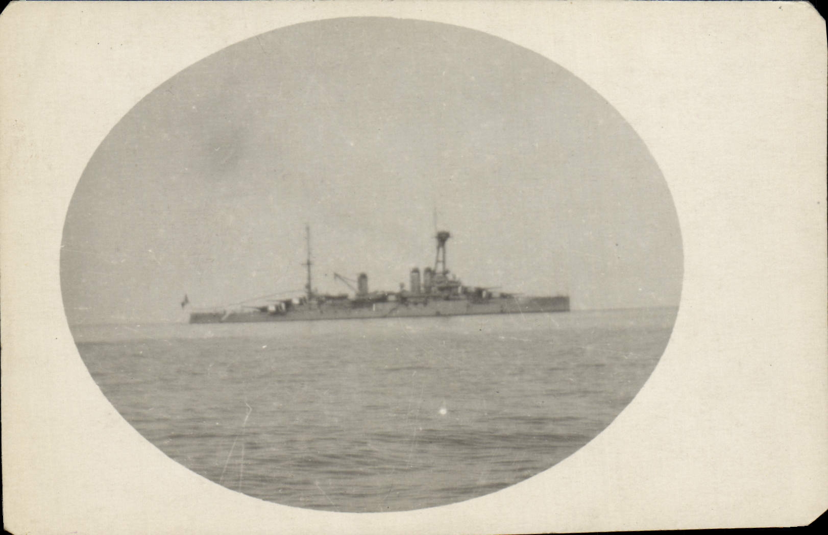 CARTE PHOTO Bateau de guerre 
