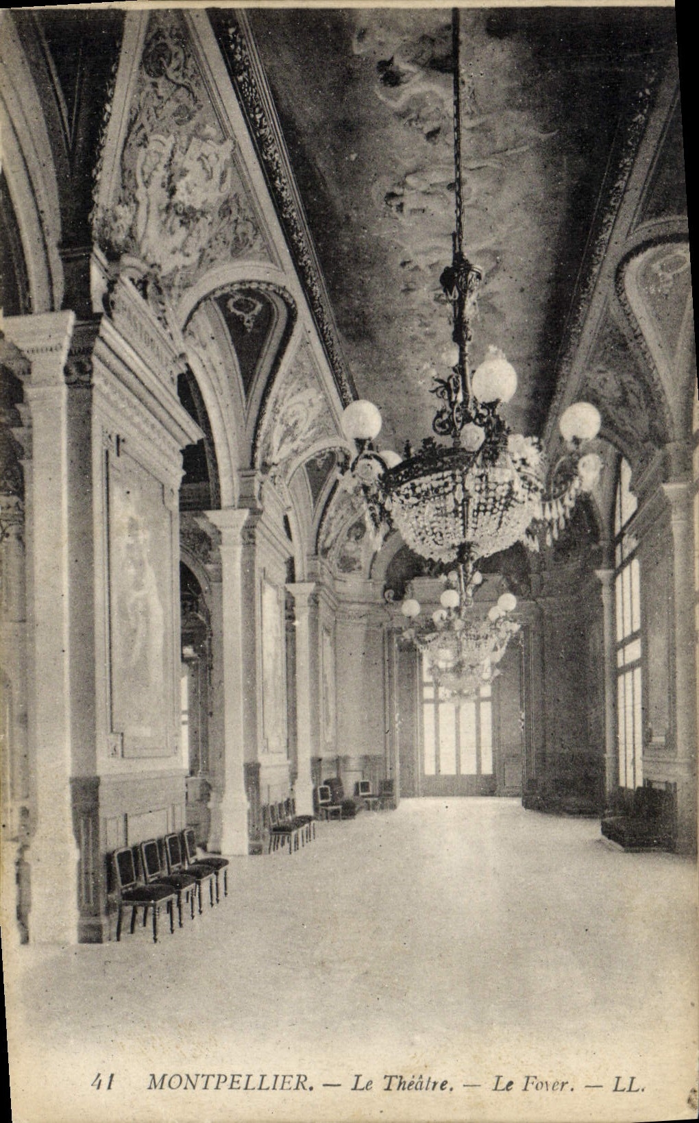 CPA Montpellier Le Theatre Le foyer