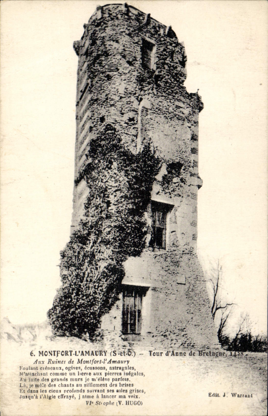 CPA Montfort L'Amaury Tour d'Anne de Bretagne 