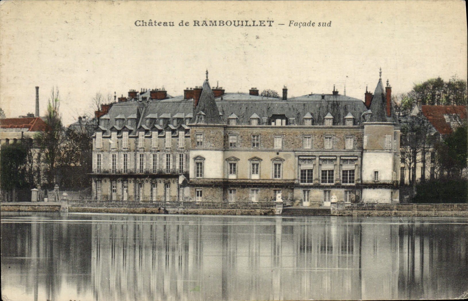 CPA Chateau de Rambouillet Facade Sud