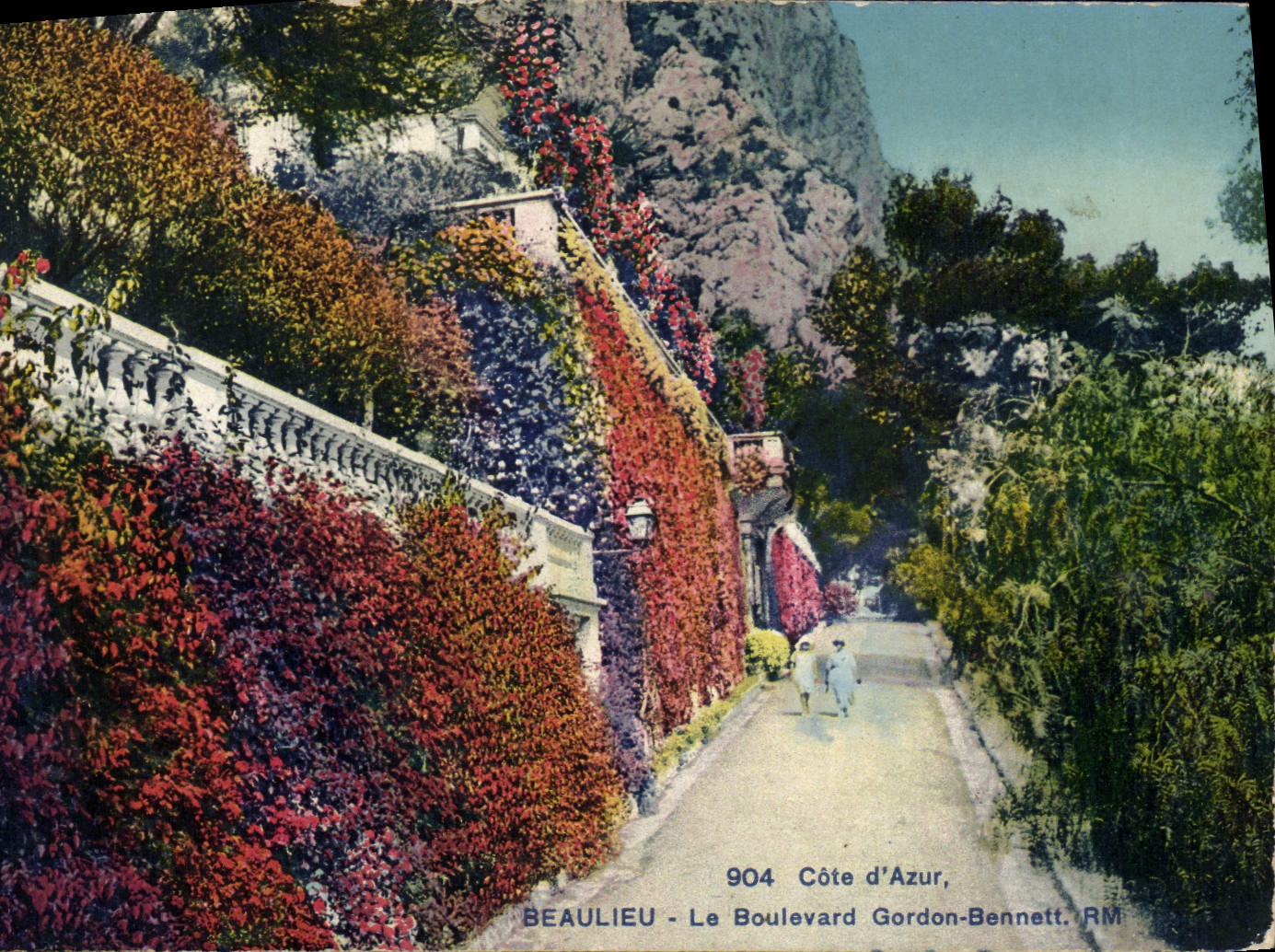 CPA Beaulieu Le Boulevard Gordon Bennett