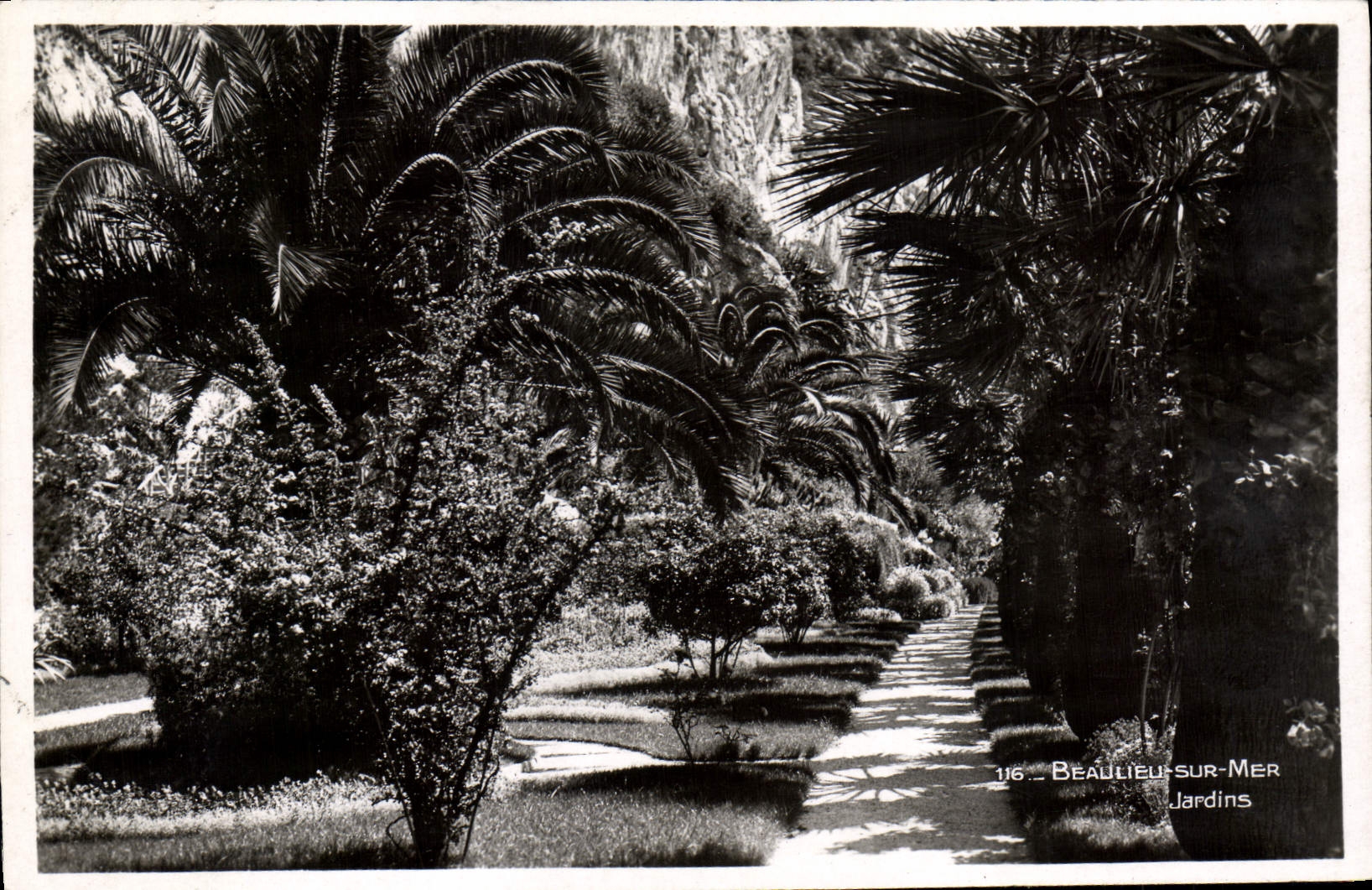 CPM Beaulieu sur Mer Jardins