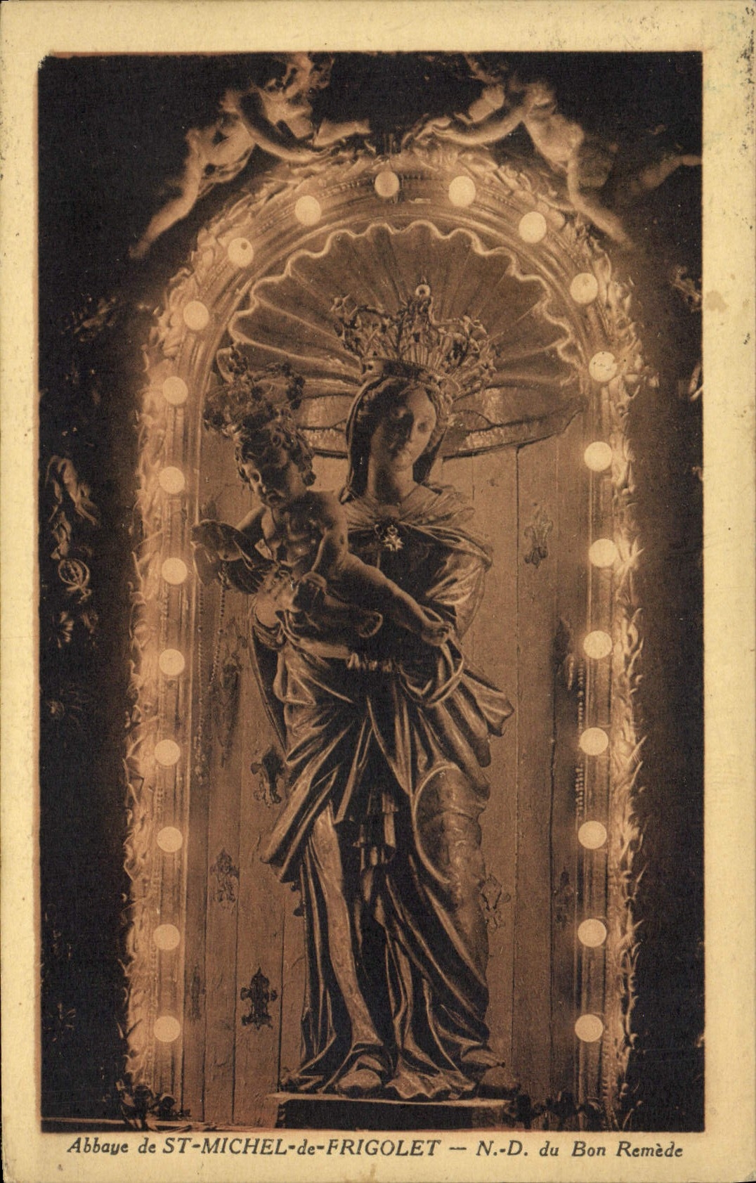 CPA St Michel de Frigolet L'Abbaye ND de Bon Remede