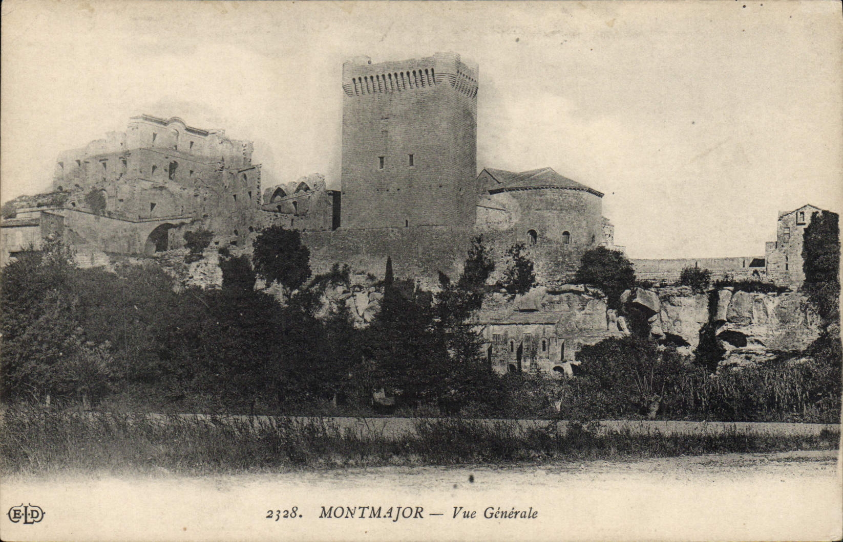 CPA Montmajor Vue Generale
