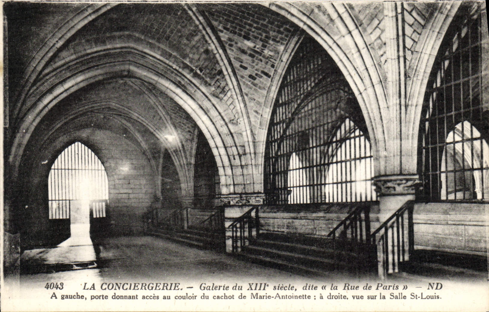 Galería de la casa de campo del vigilante de París de la prisión de la POSTAL de la VENDIMIA del décimotercero conocida como una de la calle de París