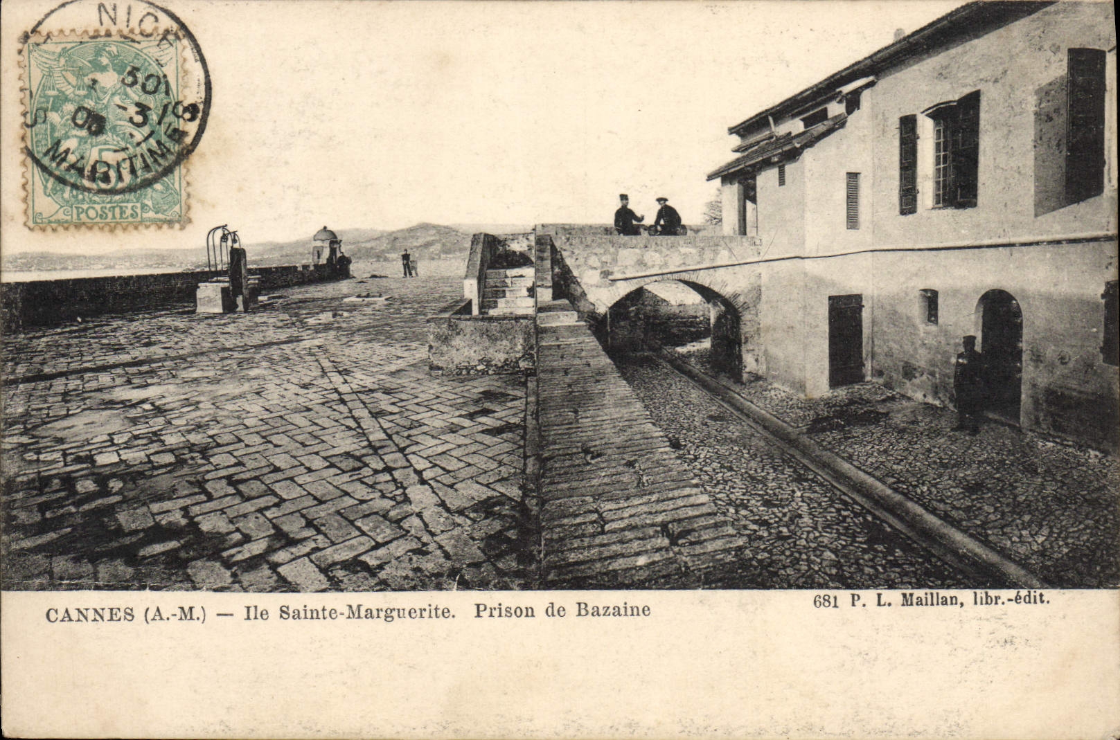 CPA Prison Cannes Ile Sainte Marguerite Prison de Bazaine 