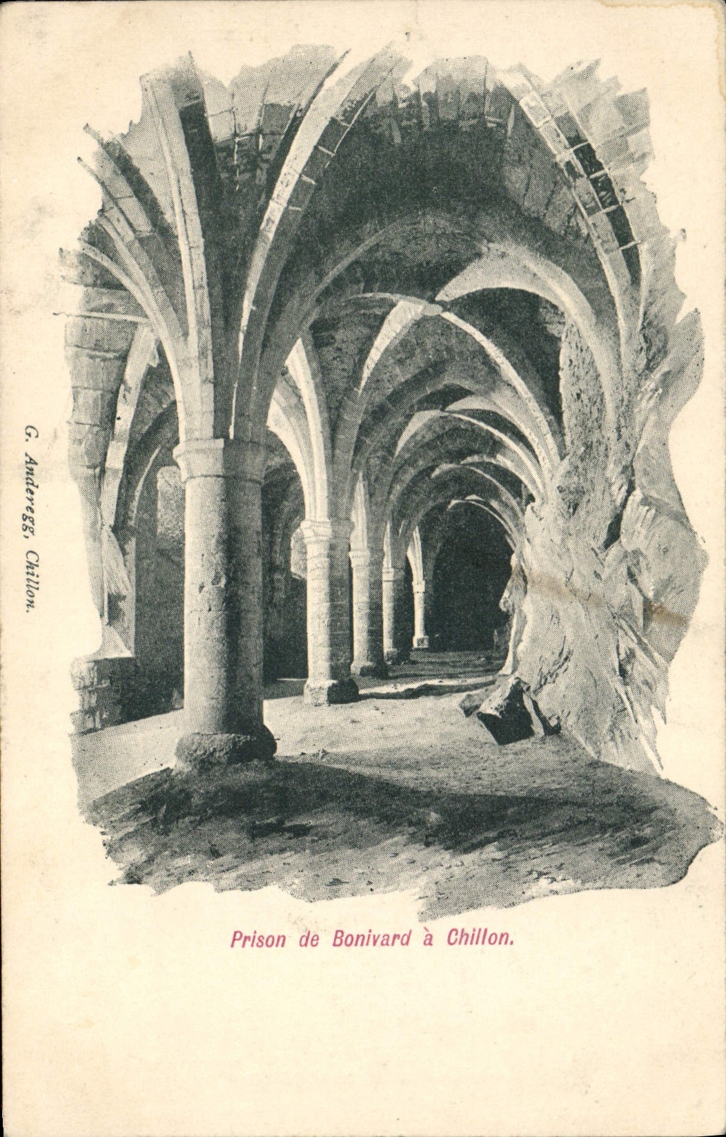 La prisión de la POSTAL de la VENDIMIA de Bonivard tiene Chillon