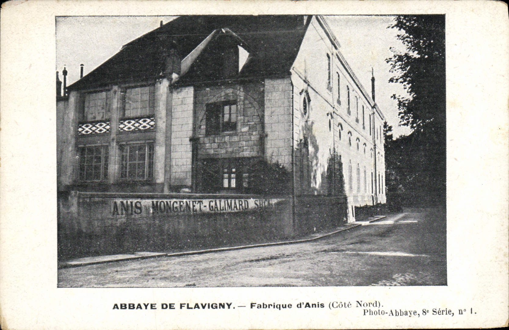 VINTAGE POSTCARD Abbaye of Flavigny Manufactures Northern Cote anise