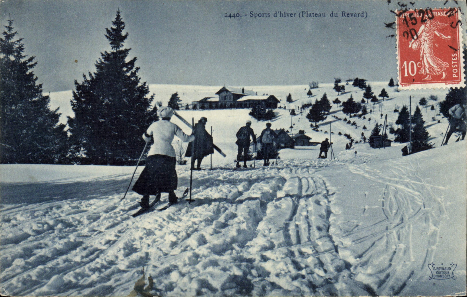 CPA Sports d'hiver Ski Plateau du Revard