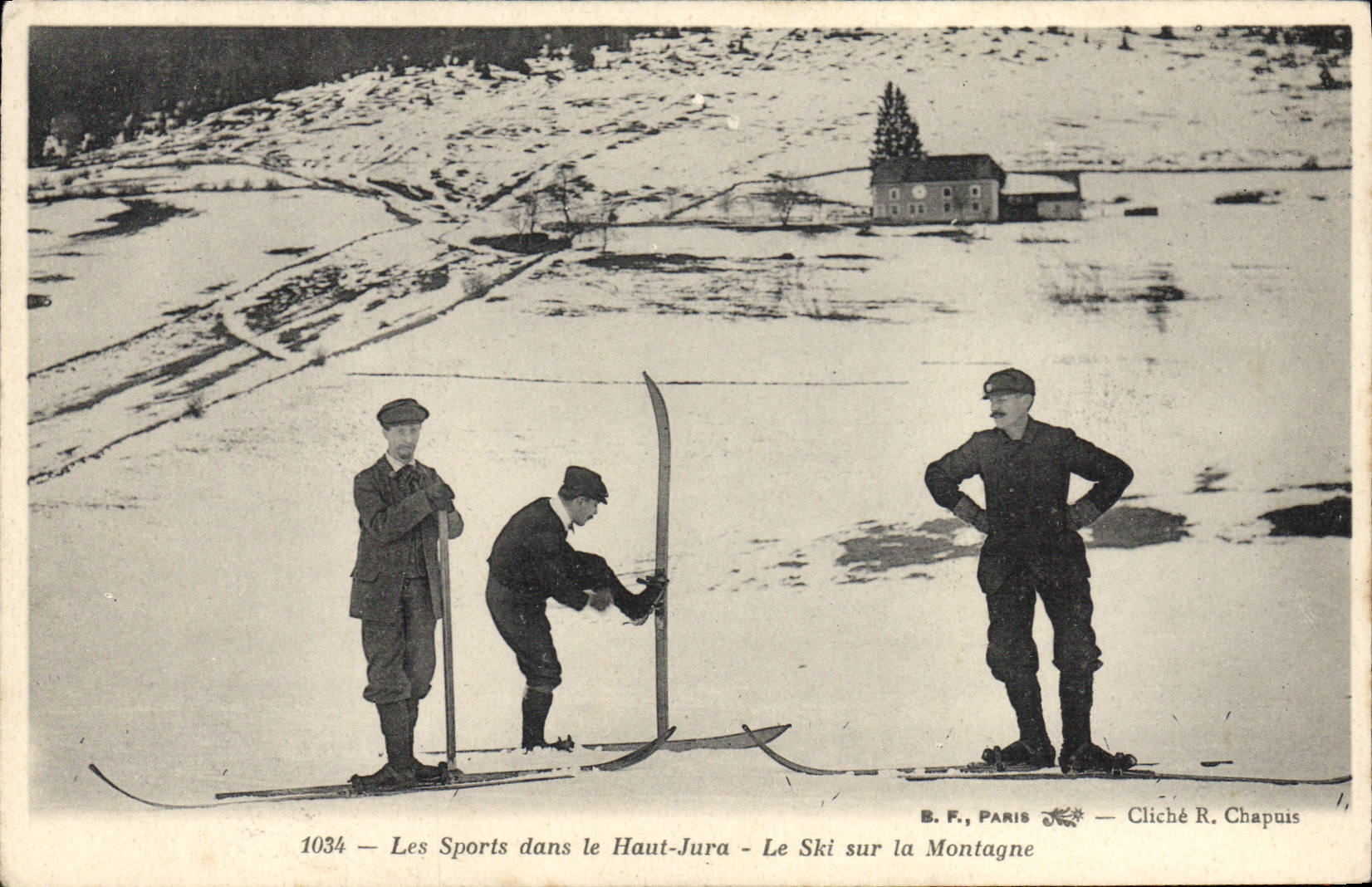 CPA Sports d'hiver Ski Les sports dans le Haut Jura Le ski sur la montagne