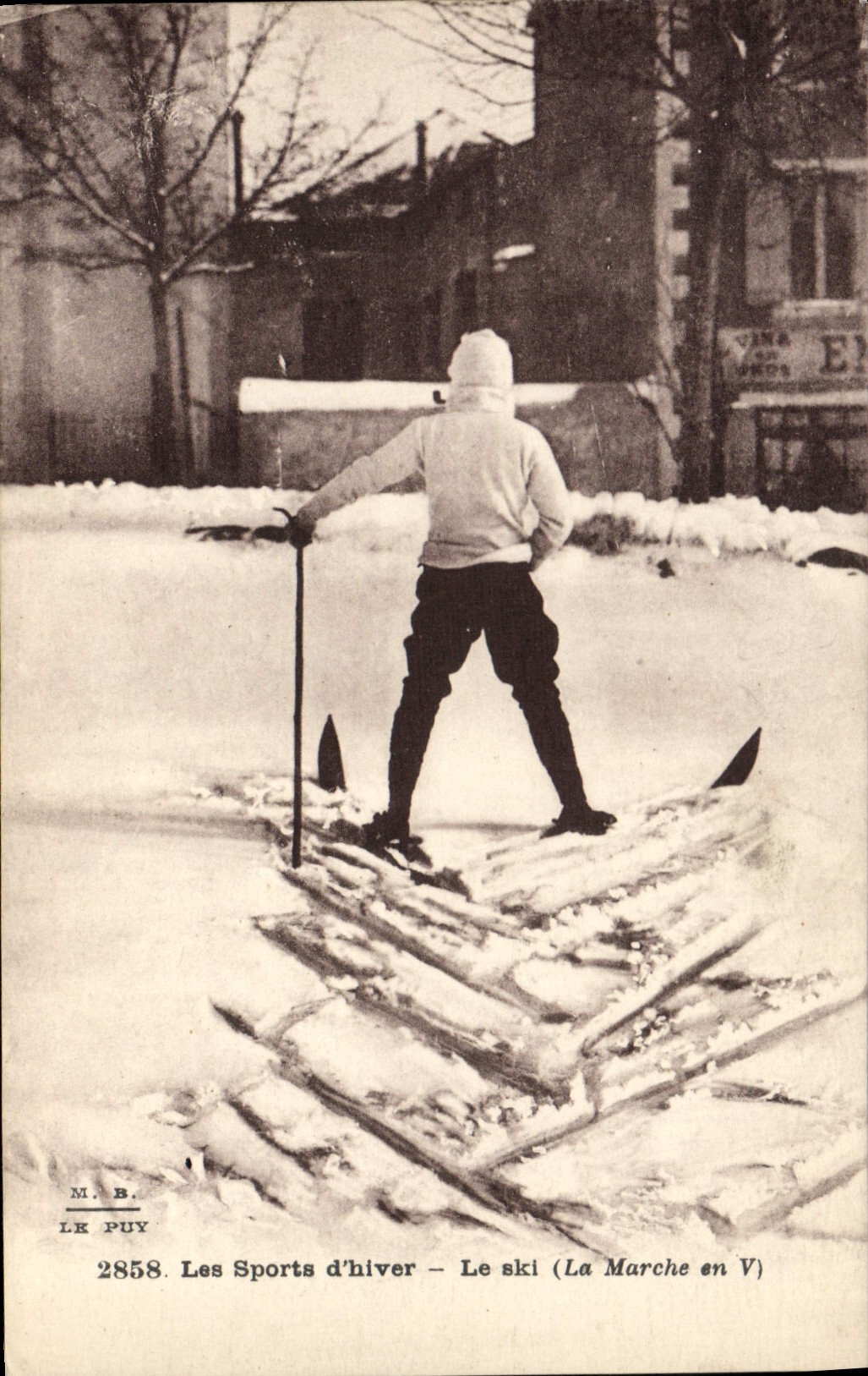 CPA Sports d'hiver Ski La marche en V