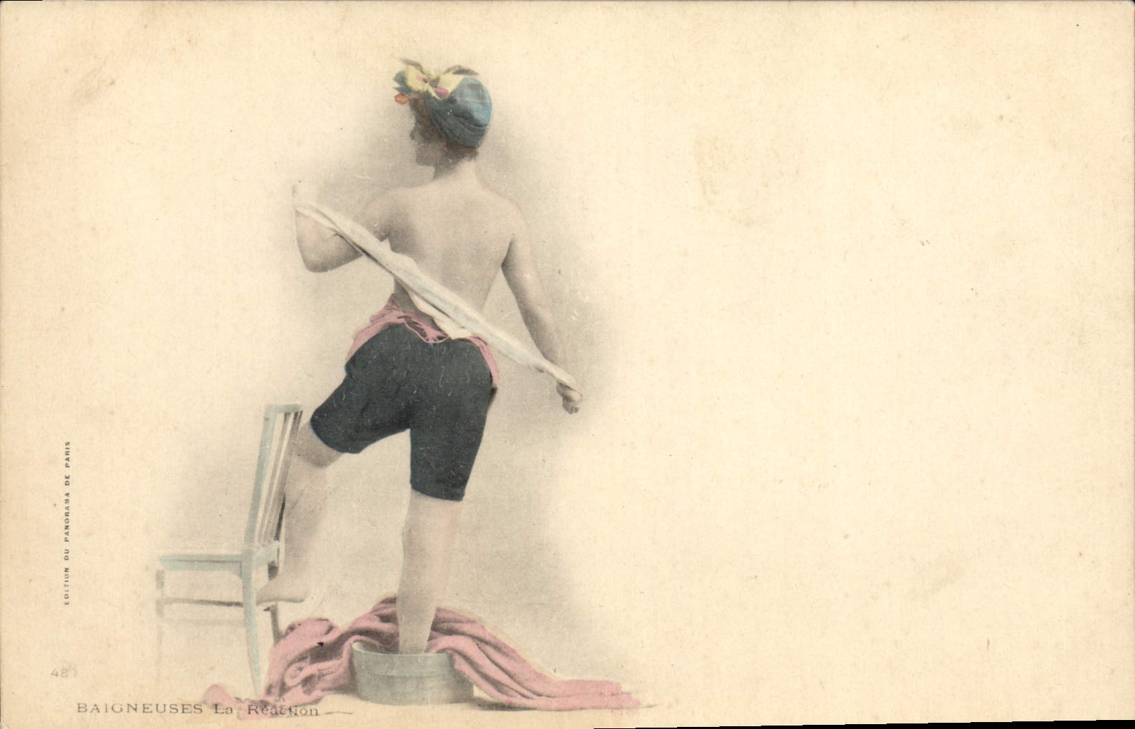 CPA Femme Nu erotique