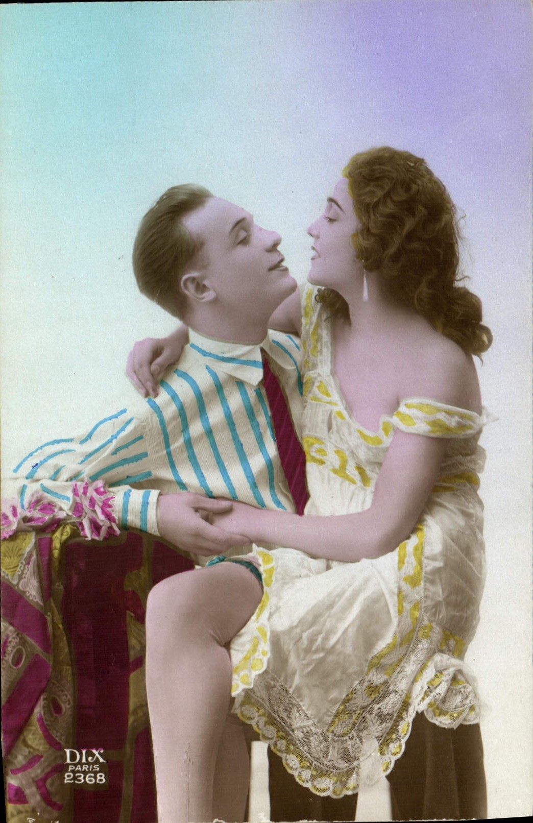 CPA Femme Nu erotique