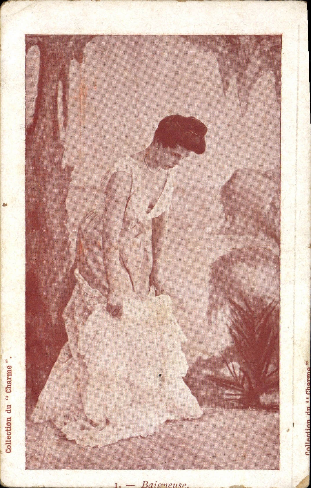 CPA Femme Nu erotique