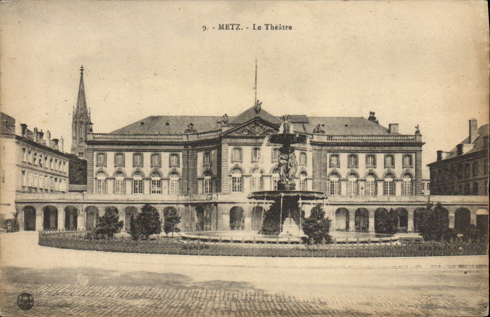 VINTAGE POSTCARD the Metz Theater