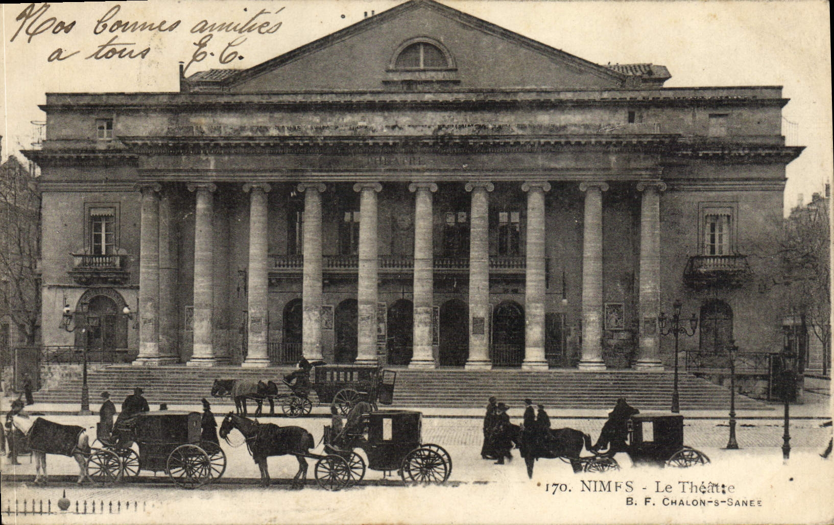 CPA Le Theatre Nimes 