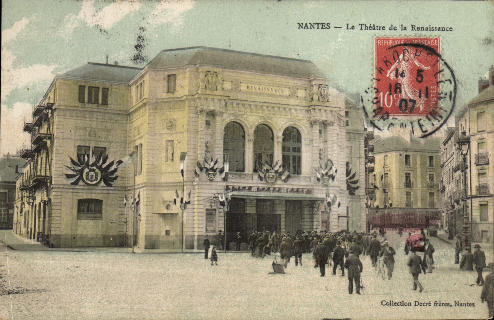 CPA Le Theatre de la Renaissance Nantes 