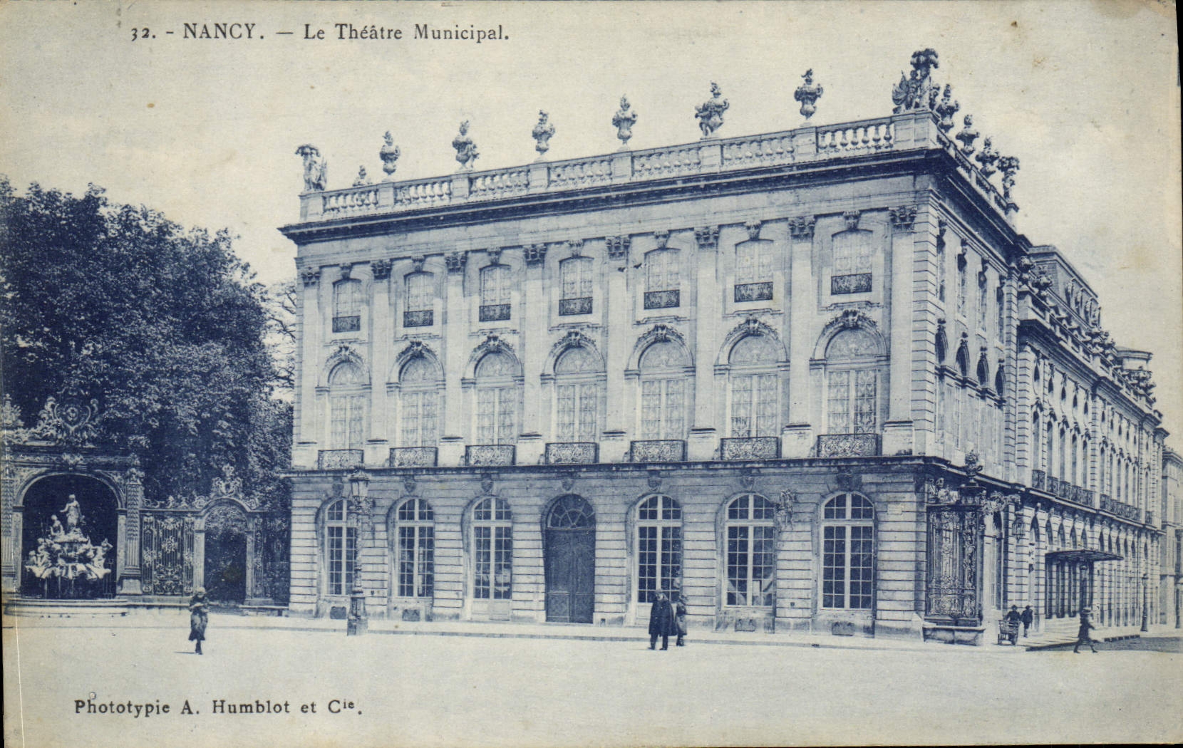 VINTAGE POSTCARD Nancy the municipal Theater