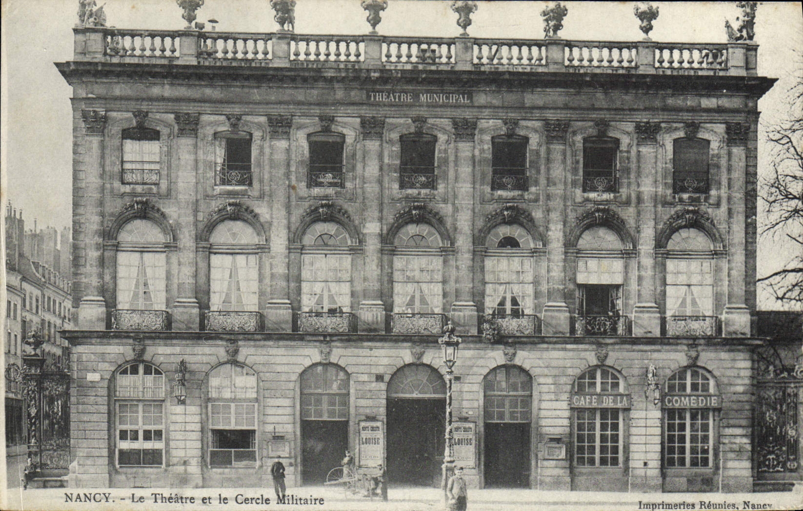 CPA Nancy Le Theatre et le cercle militaire