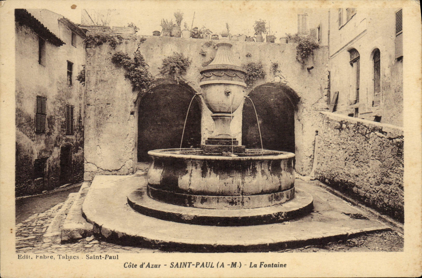 POSTAL San Pablo de la VENDIMIA la fuente