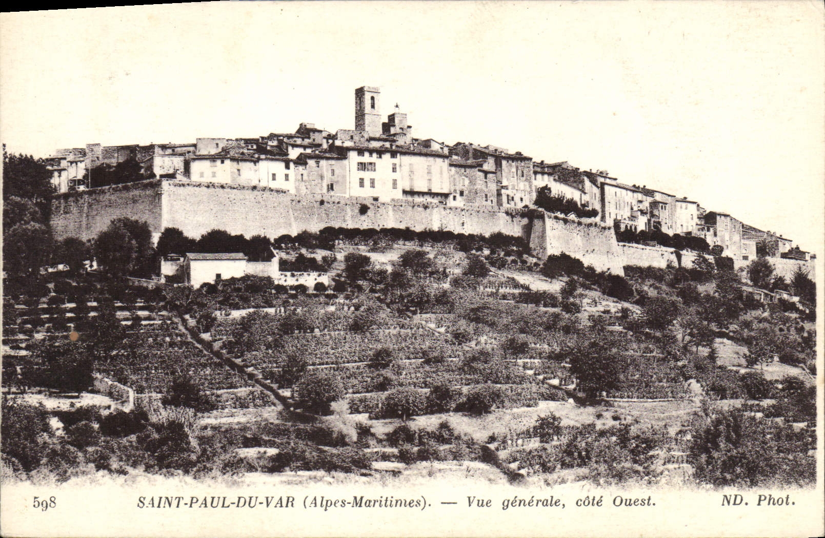 CPA Saint Paul Du Var Vue Generale