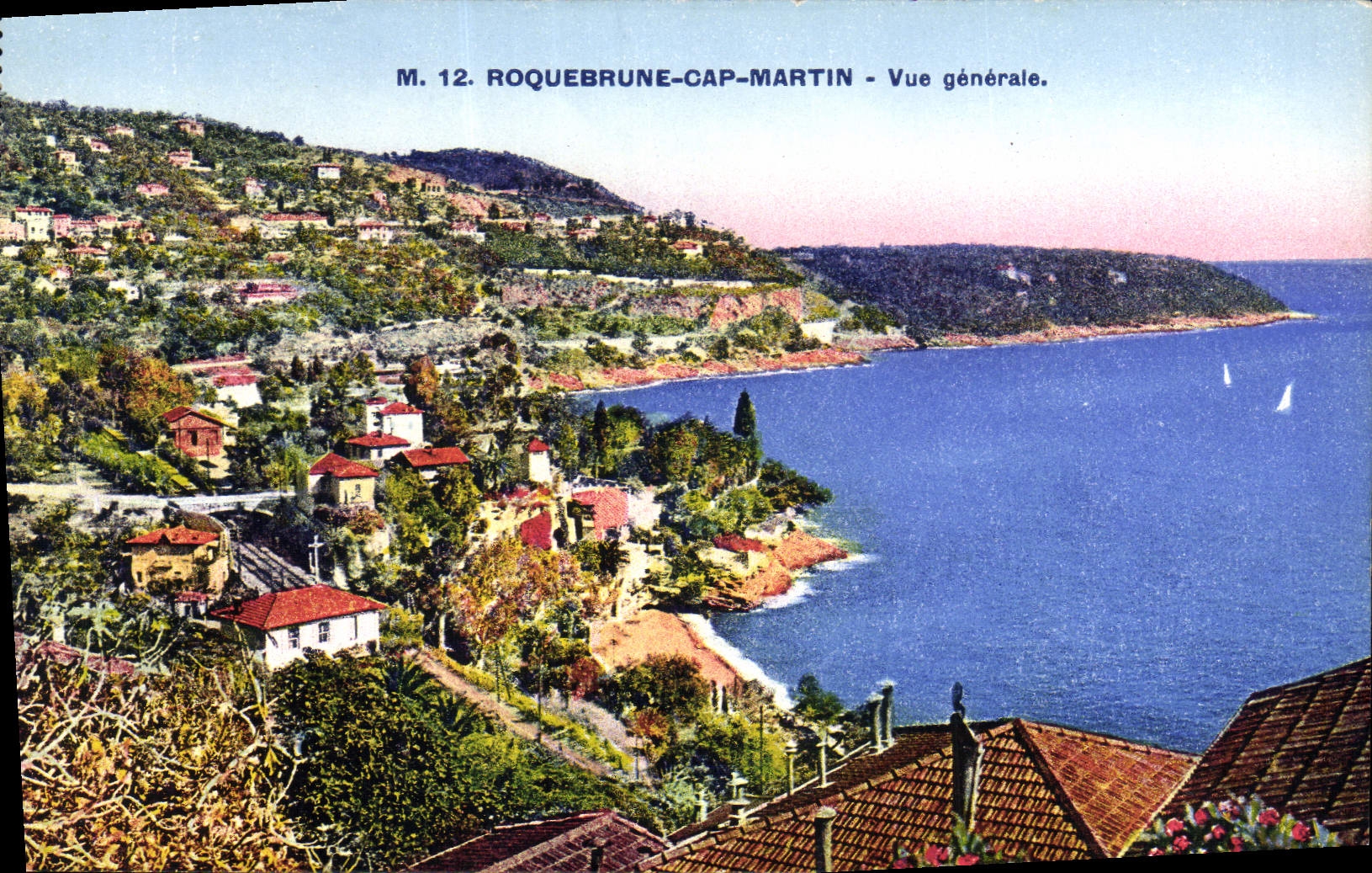CPA Roquebrune Cap Martin Vue Generale