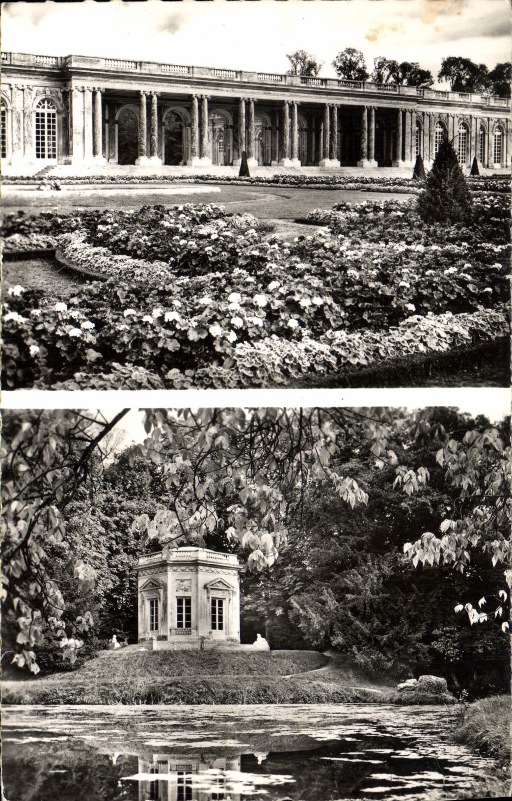 CPM Versailles Le Palais du Grand Trianon Hameau du Trianon Le Belevedere