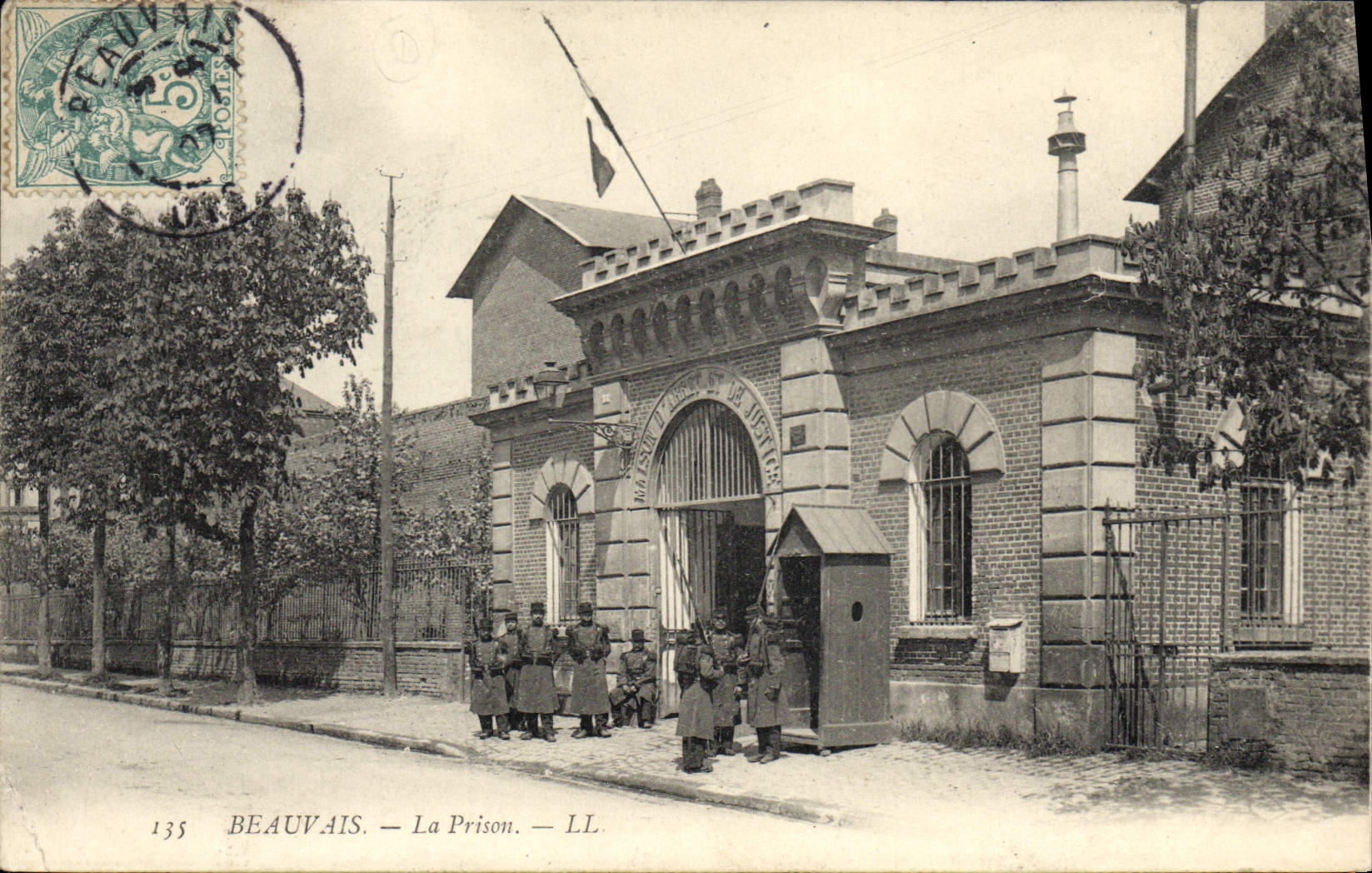 CPA Prison Beauvais la prison