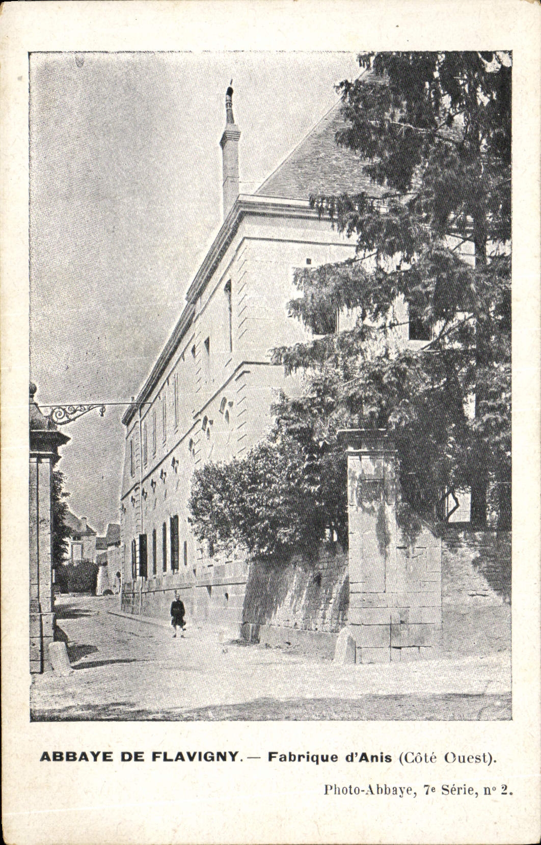 VINTAGE POSTCARD Abbaye of Flavigny Manufactures Anise