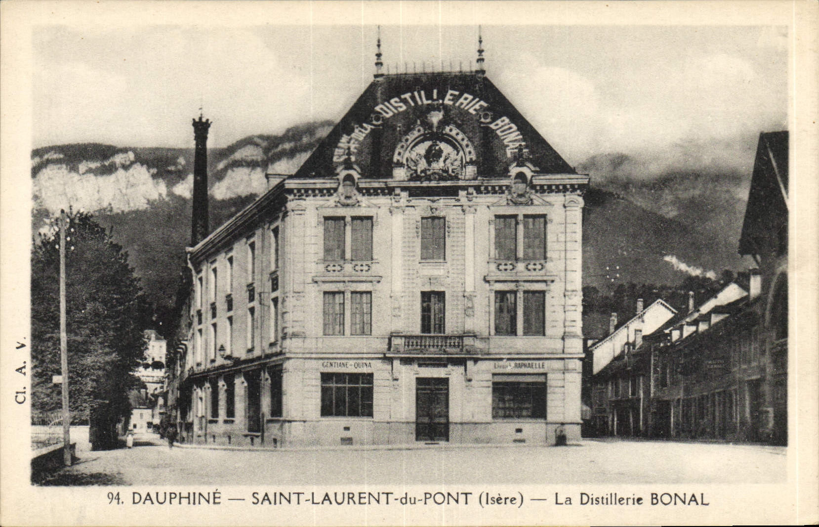 CPA Dauphine Saint Laurent du Pont La distillerie Bonal 