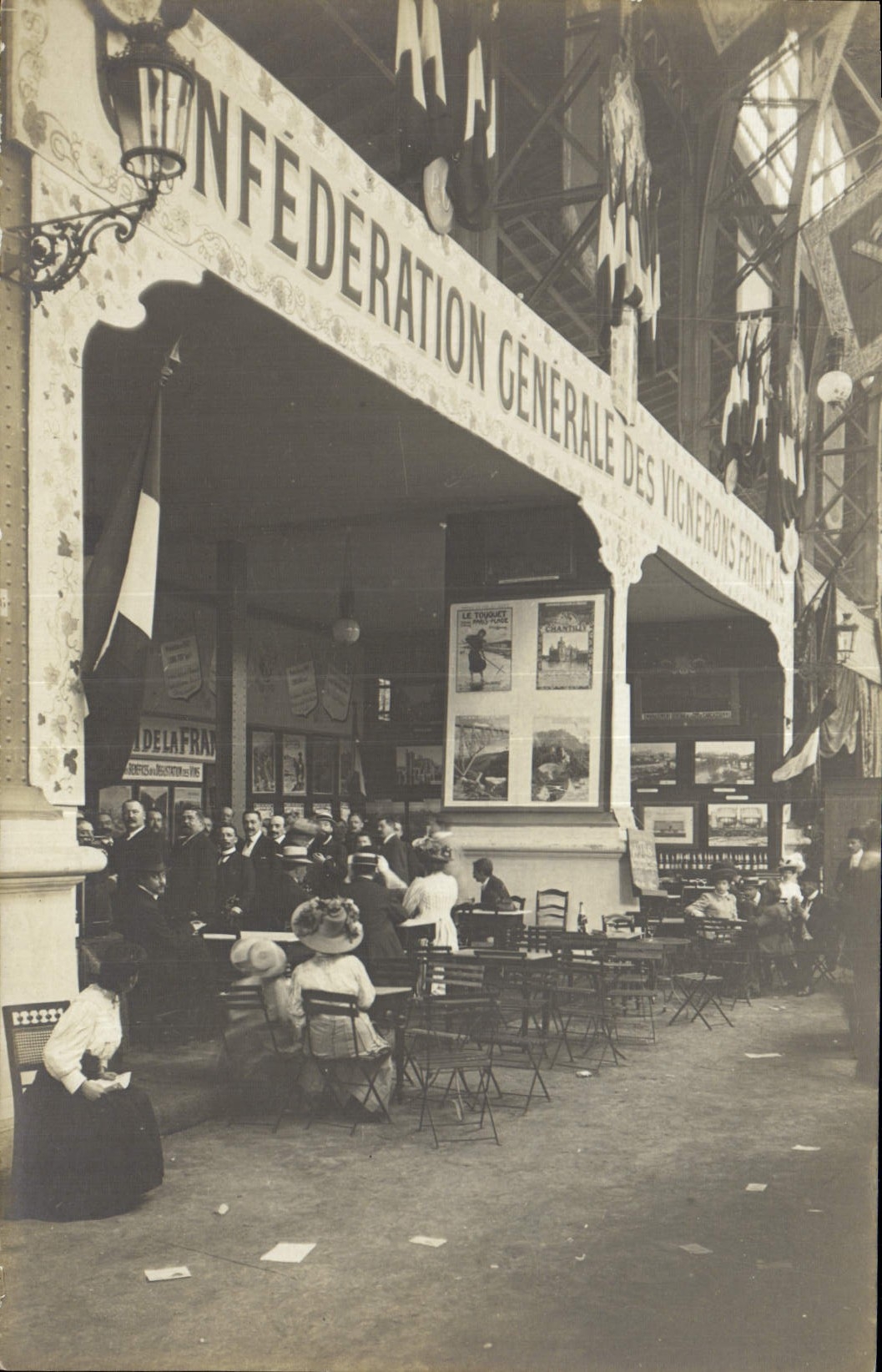 Real photo General confederation of the French Vine growers Alcohol