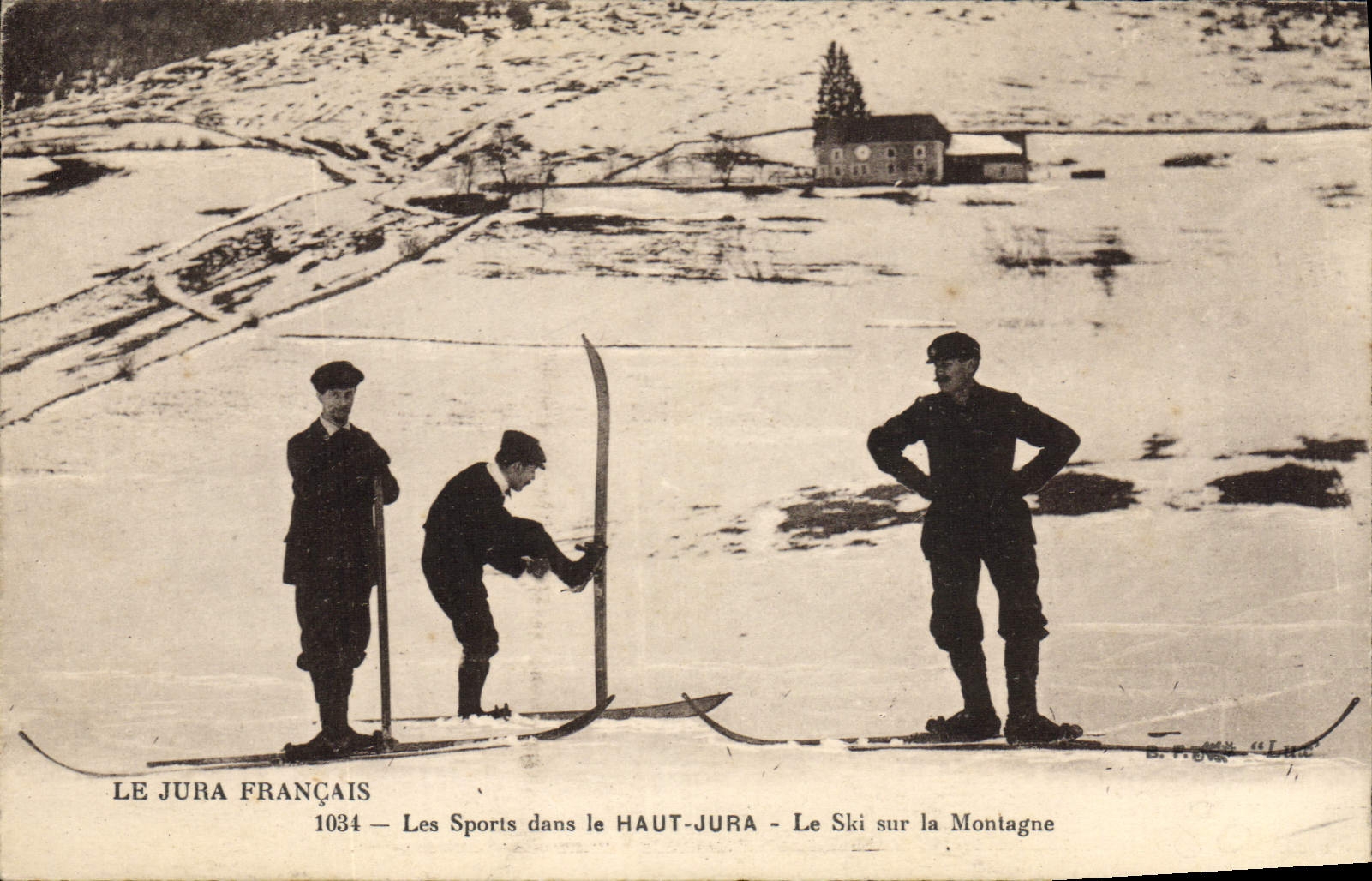 CPA Sports d'hiver Ski Les sports dans le Haut Jura le ski sur la montagne