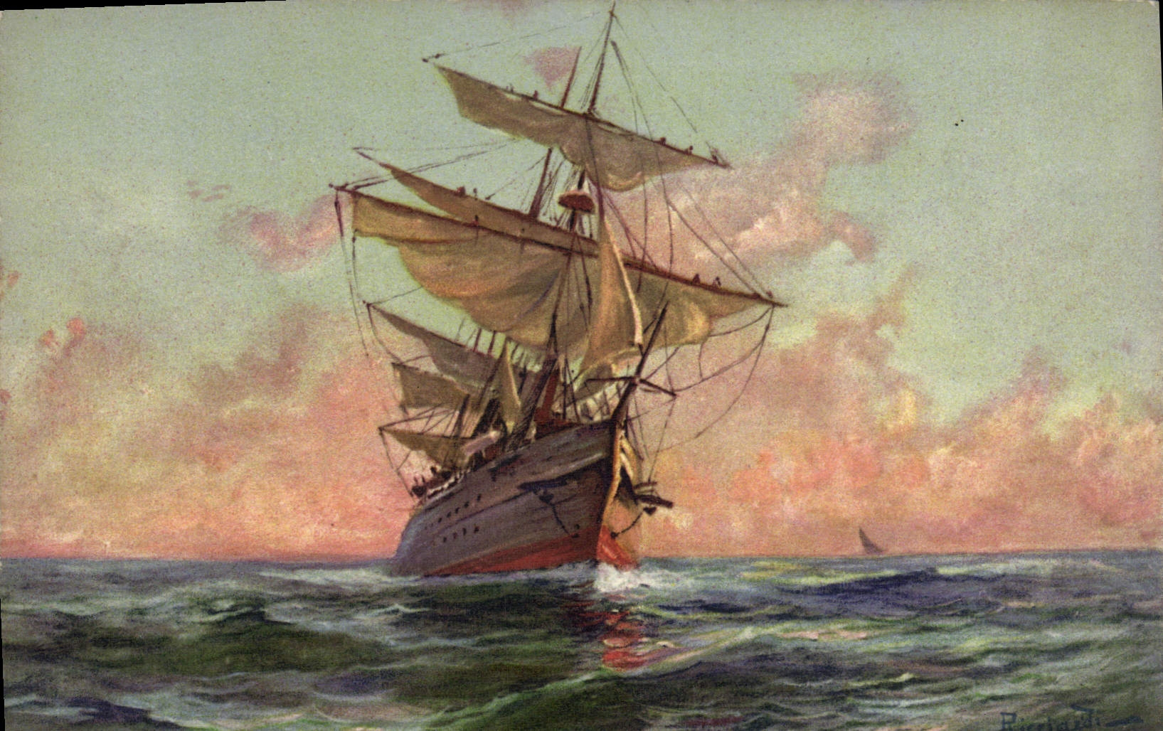 CPA Bateau Voilier 