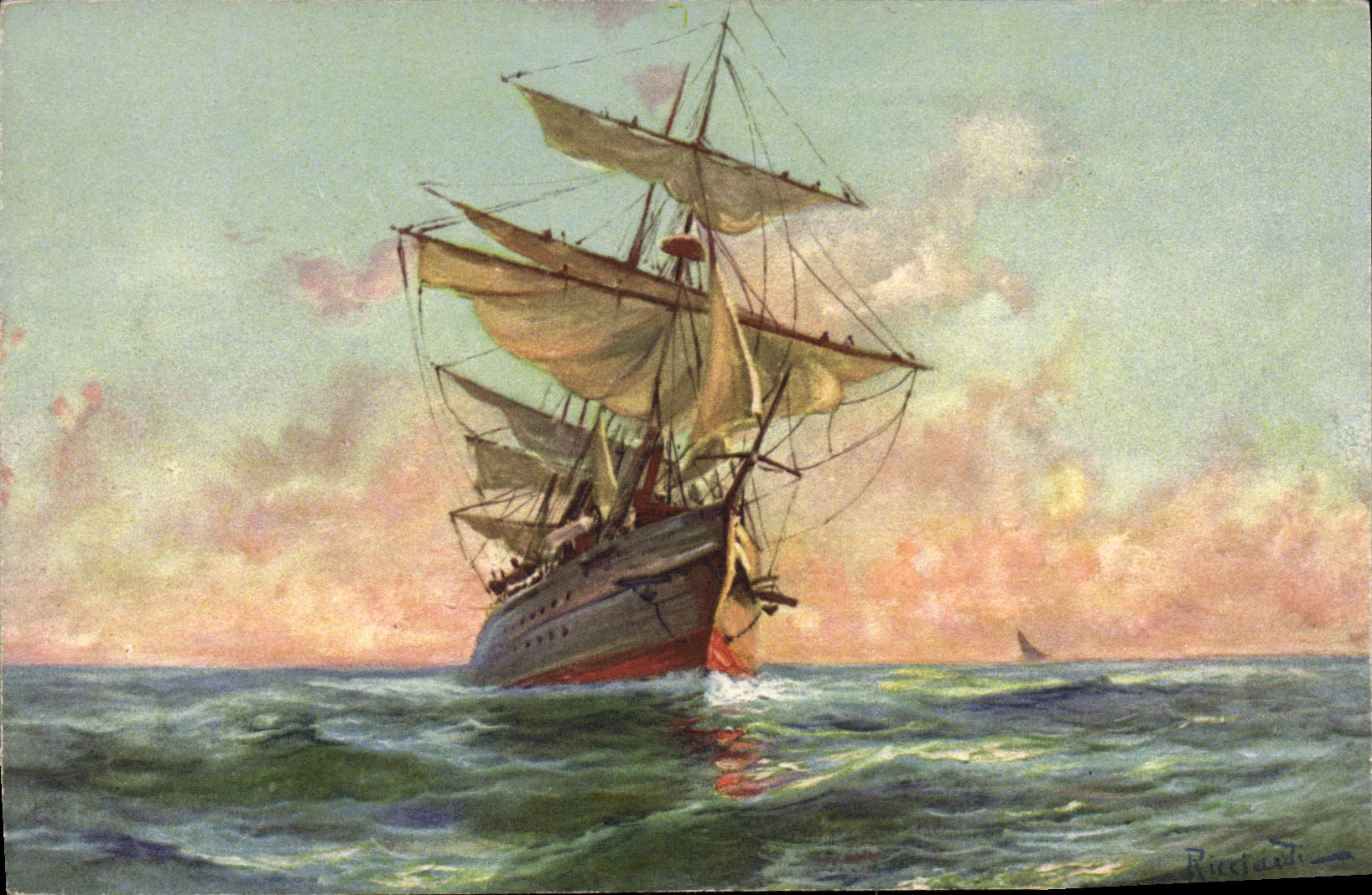 CPA Bateau Voilier 