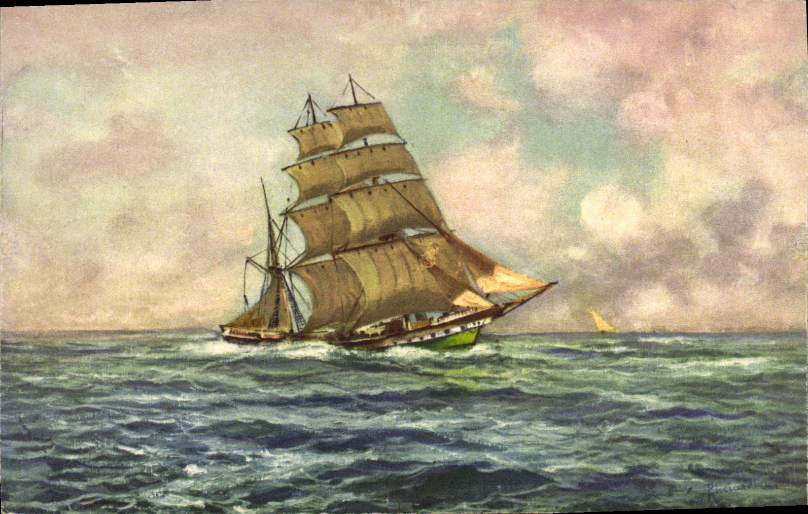 CPA Bateau Voilier 