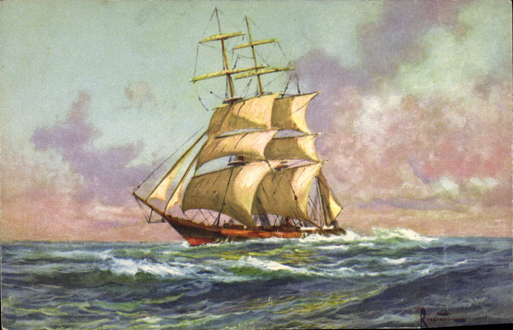 CPA Bateau Voilier 
