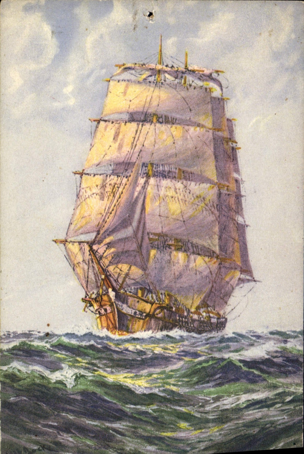 CPA Bateau Voilier 
