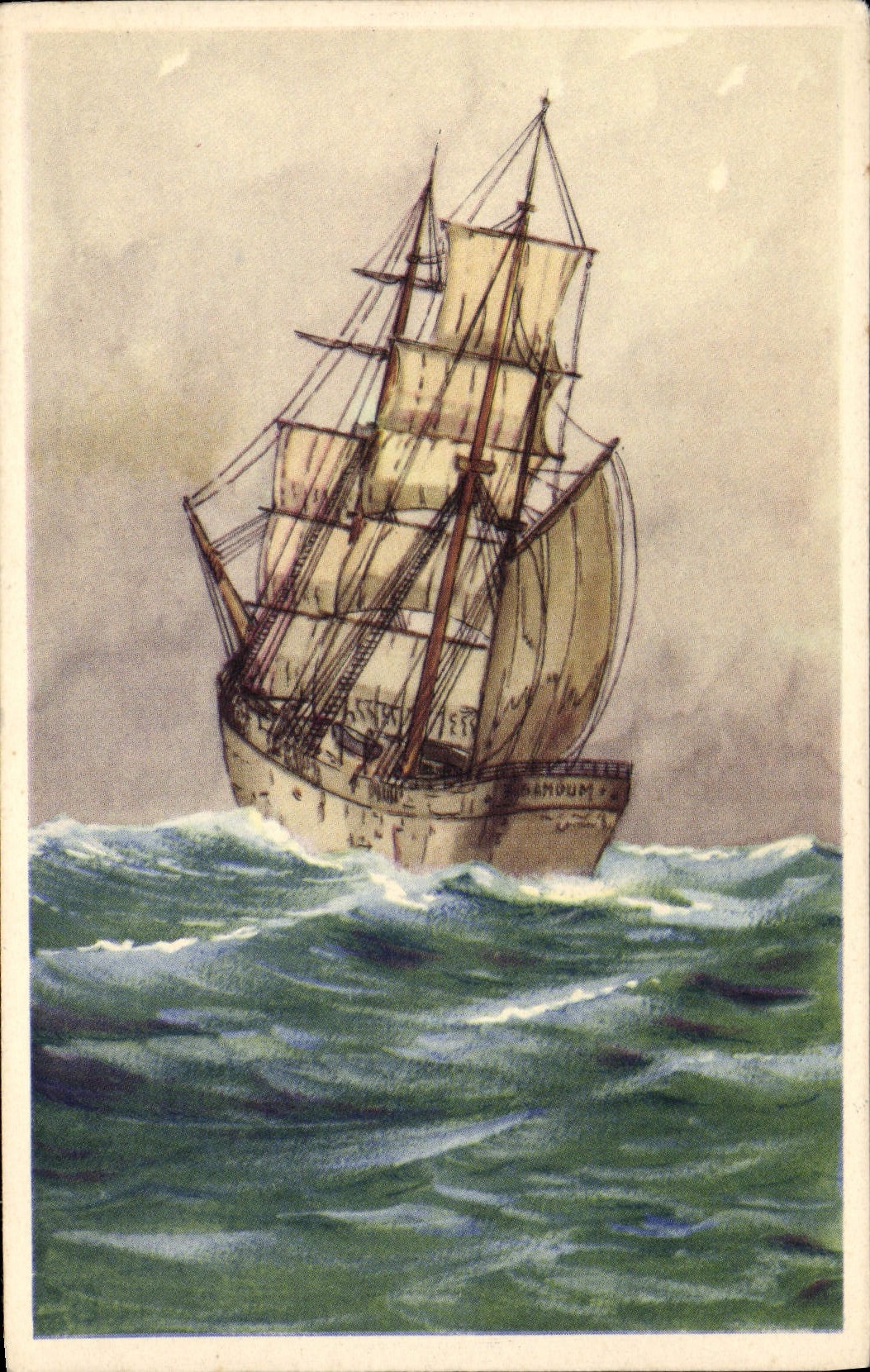CPA Bateau Voilier 