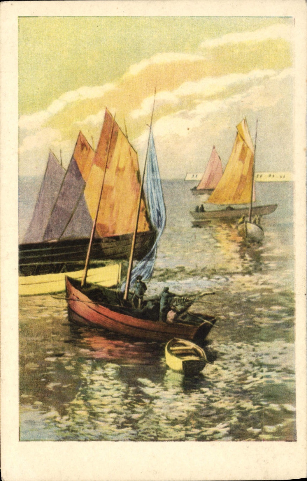 CPA Bateau Peche 
