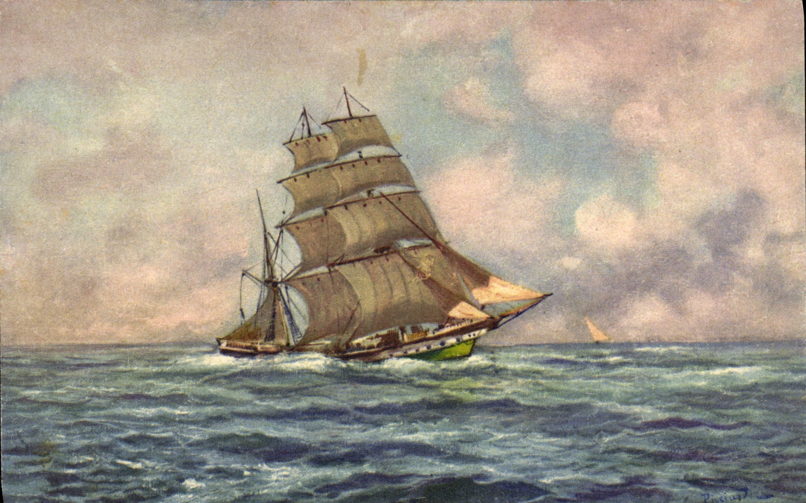 CPA Bateau Voilier 