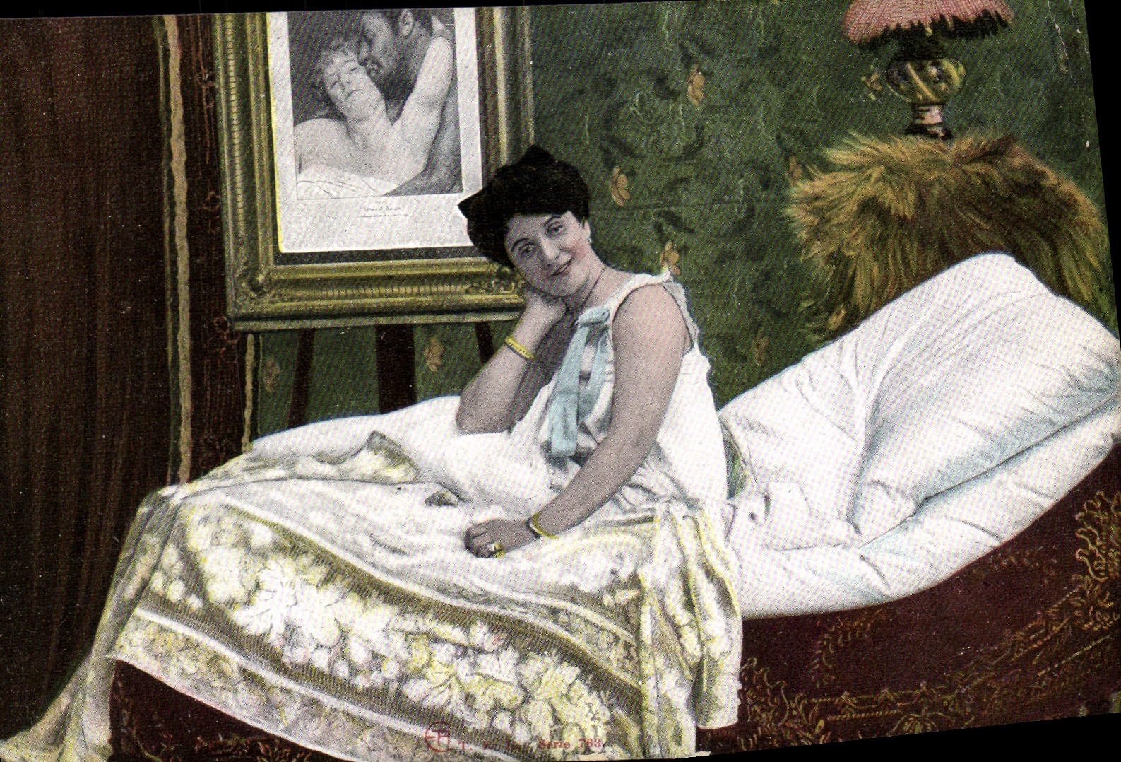 CPA Femme Nu erotique