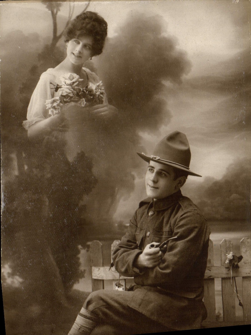 CPA Militaria Soldat 