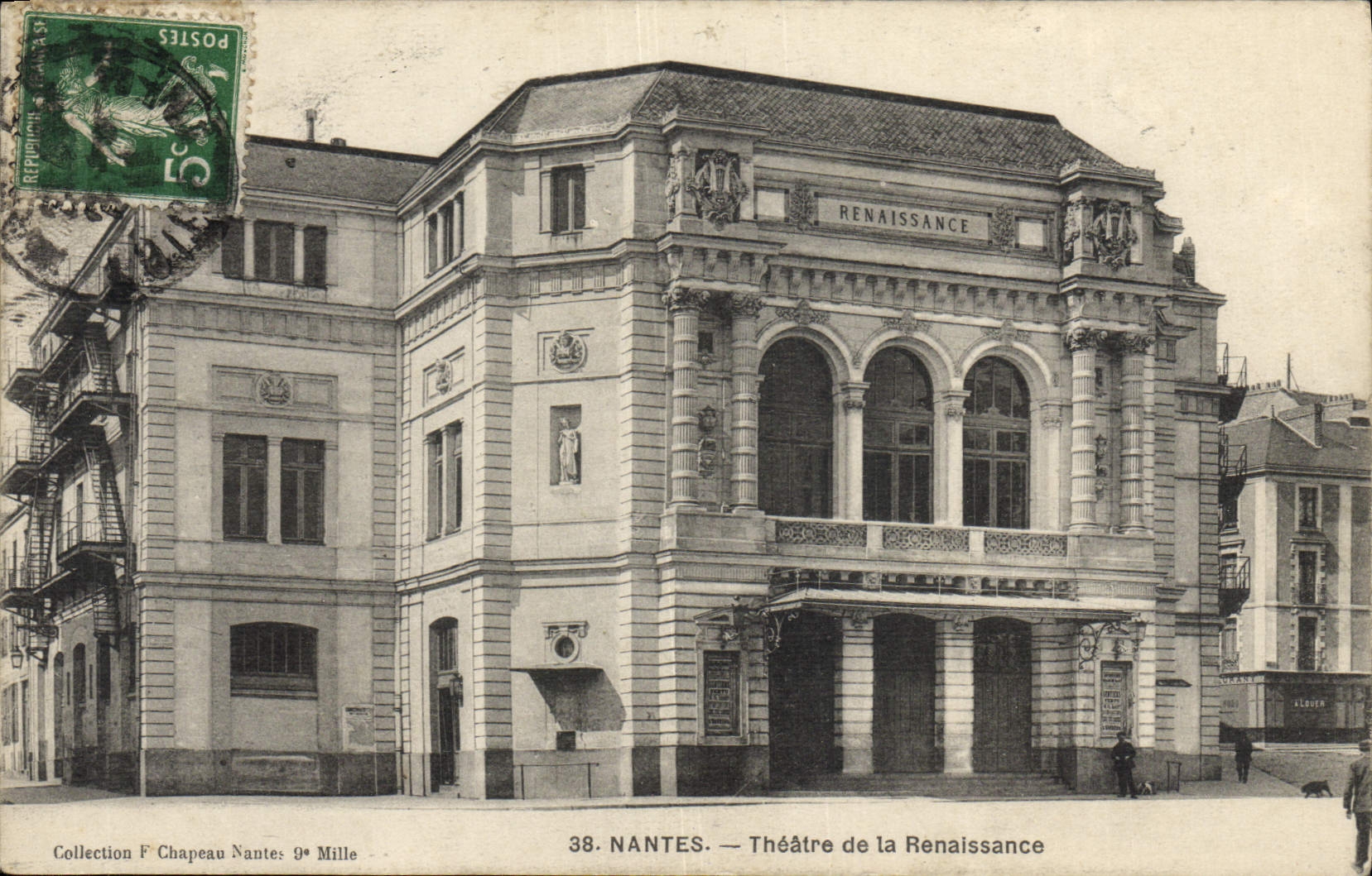 CPA Nantes Le theatre de la Renaissance