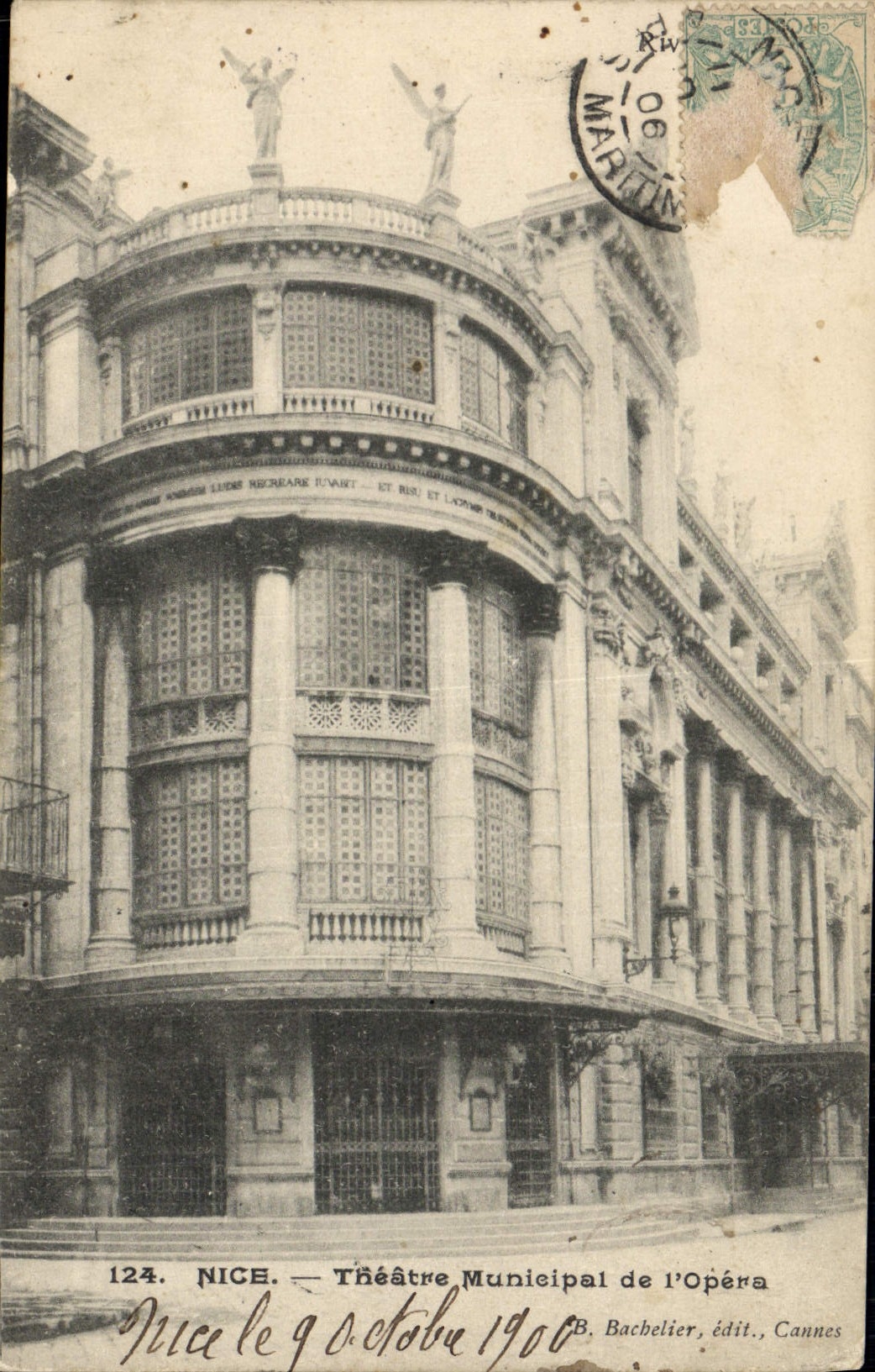 CPA Nice Le theatre municipal de l'Opera