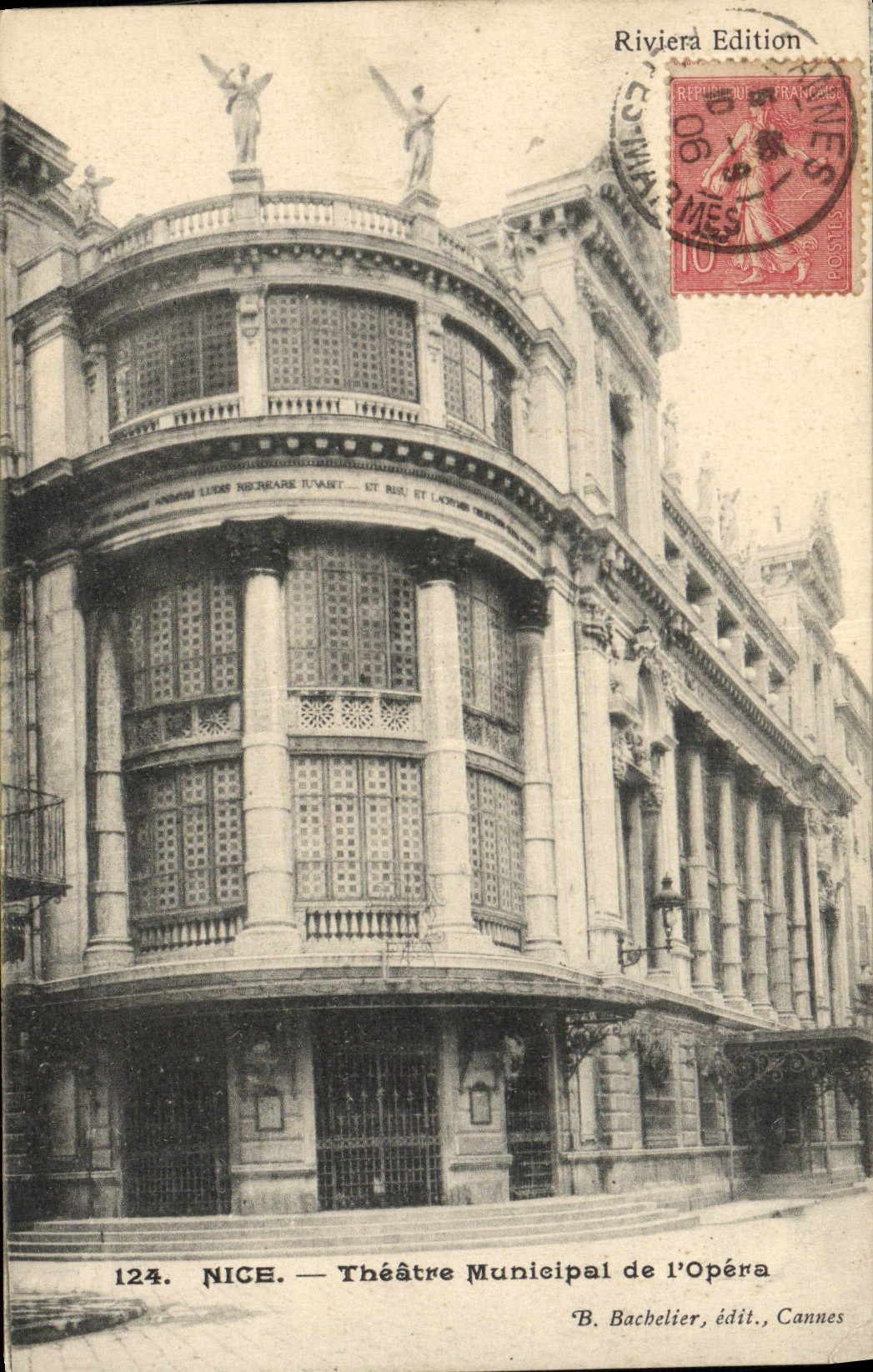 CPA Nice Le theatre municipal de l'Opera