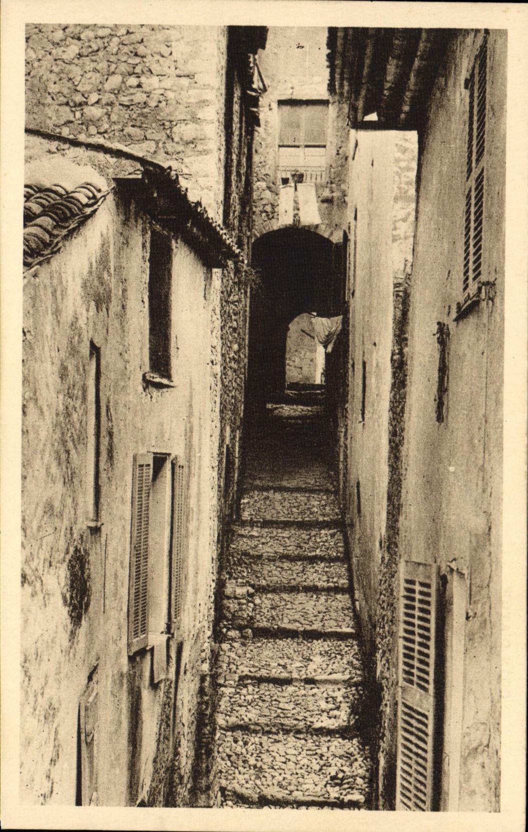 POSTAL San Pablo de la VENDIMIA la calle del cuello de adaptación